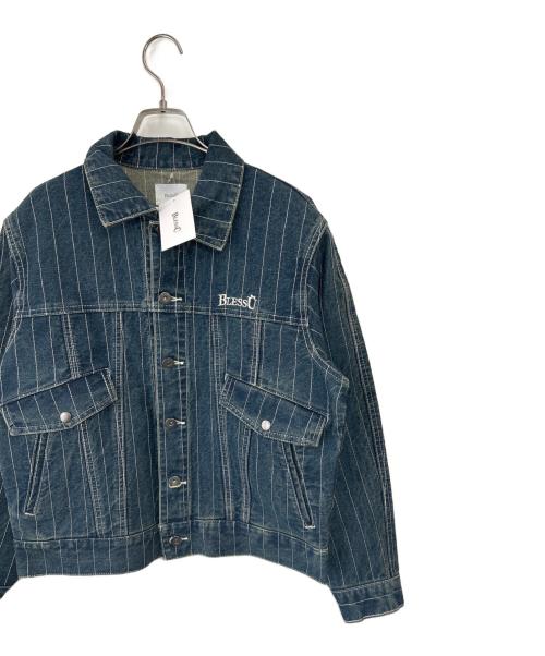 BLESSU（ブレスユー）BLESSU (ブレスユー) デニムジャケット インディゴホワイト サイズ:S 未使用品の古着・服飾アイテム