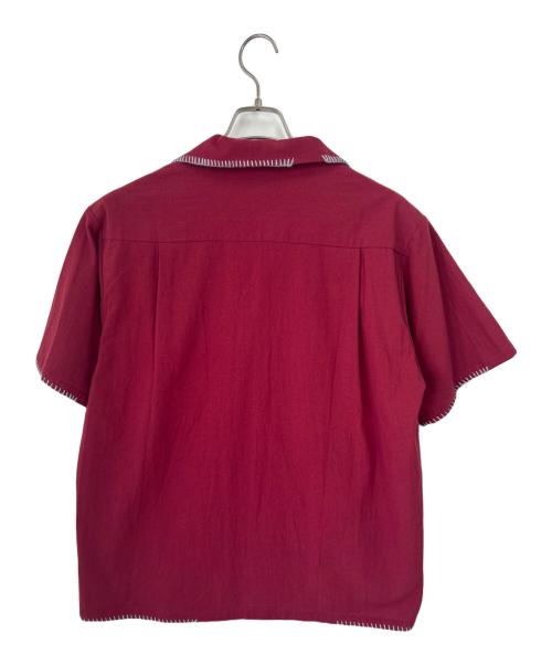 CAMPHOR WOOD（カンファーウッド）CAMPHOR WOOD (カンファーウッド) 半袖シャツ レッド サイズ:Mの古着・服飾アイテム