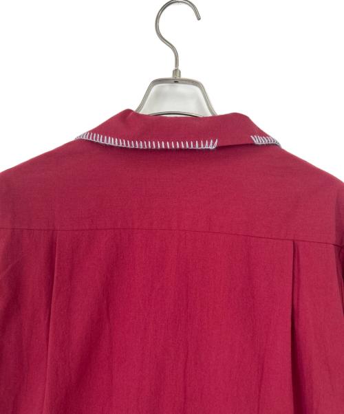 CAMPHOR WOOD（カンファーウッド）CAMPHOR WOOD (カンファーウッド) 半袖シャツ レッド サイズ:Mの古着・服飾アイテム