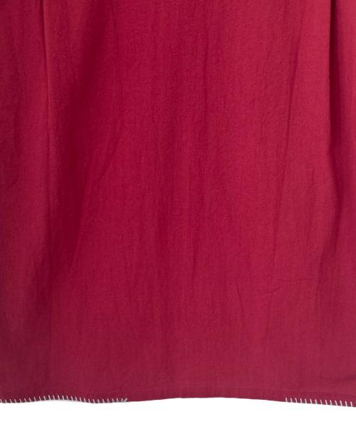 CAMPHOR WOOD（カンファーウッド）CAMPHOR WOOD (カンファーウッド) 半袖シャツ レッド サイズ:Mの古着・服飾アイテム