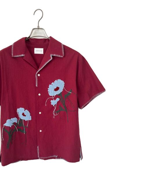 CAMPHOR WOOD（カンファーウッド）CAMPHOR WOOD (カンファーウッド) 半袖シャツ レッド サイズ:Mの古着・服飾アイテム