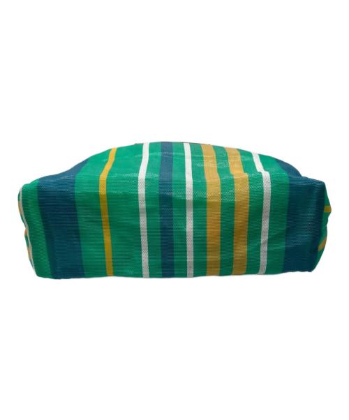 MARNI（マルニ）MARNI (マルニ) MARKET STRIPEバッグ ライトグリーン×イエローの古着・服飾アイテム