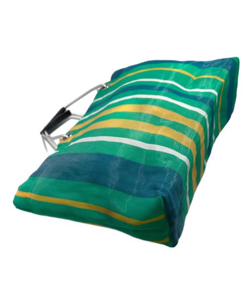 MARNI（マルニ）MARNI (マルニ) MARKET STRIPEバッグ ライトグリーン×イエローの古着・服飾アイテム