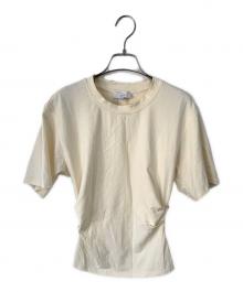 LVIR（エルブイアイアール）の古着「SIDE TUCKED JERSEY TOP」｜アイボリー