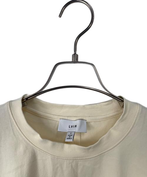 LVIR（エルブイアイアール）LVIR (エルブイアイアール) SIDE TUCKED JERSEY TOP アイボリー サイズ:SIZE 1の古着・服飾アイテム