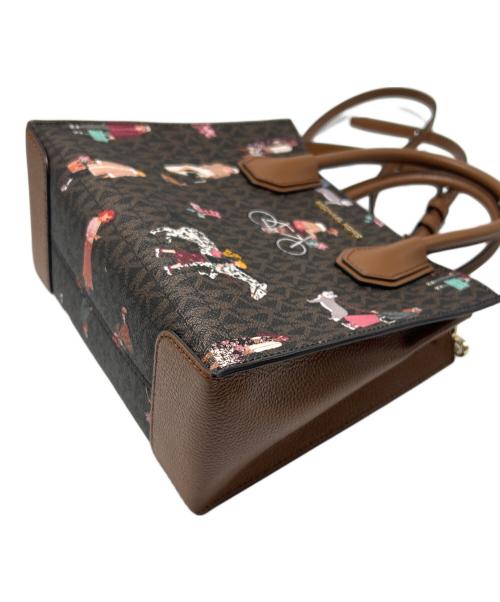 MICHAEL KORS（マイケル・コース）MICHAEL KORS (マイケル・コース) 2WAYショルダーバッグ ブラウンの古着・服飾アイテム