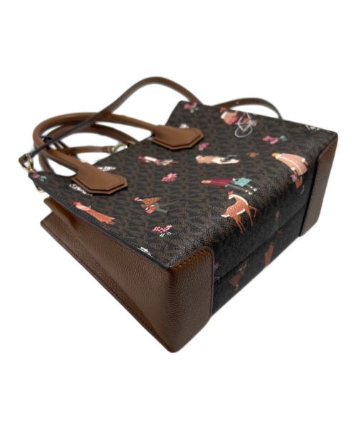 MICHAEL KORS（マイケル・コース）MICHAEL KORS (マイケル・コース) 2WAYショルダーバッグ ブラウンの古着・服飾アイテム