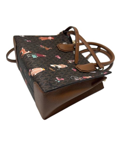 MICHAEL KORS（マイケル・コース）MICHAEL KORS (マイケル・コース) 2WAYショルダーバッグ ブラウンの古着・服飾アイテム