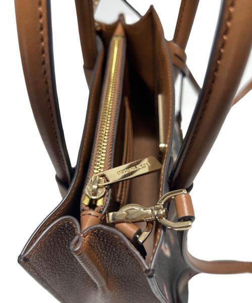 MICHAEL KORS（マイケル・コース）MICHAEL KORS (マイケル・コース) 2WAYショルダーバッグ ブラウンの古着・服飾アイテム