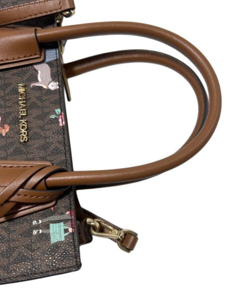 MICHAEL KORS（マイケル・コース）MICHAEL KORS (マイケル・コース) 2WAYショルダーバッグ ブラウンの古着・服飾アイテム