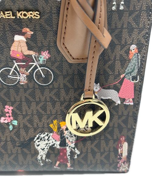 MICHAEL KORS（マイケル・コース）MICHAEL KORS (マイケル・コース) 2WAYショルダーバッグ ブラウンの古着・服飾アイテム