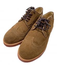 WALK-OVER（ウォークオーバー）の古着「メダリオンシューズ」｜ブラウン