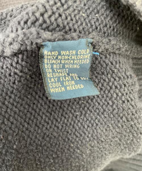 POLO RALPH LAUREN（ポロ・ラルフローレン）POLO RALPH LAUREN (ポロ・ラルフローレン) 厚手ニット ネイビー サイズ:XLの古着・服飾アイテム