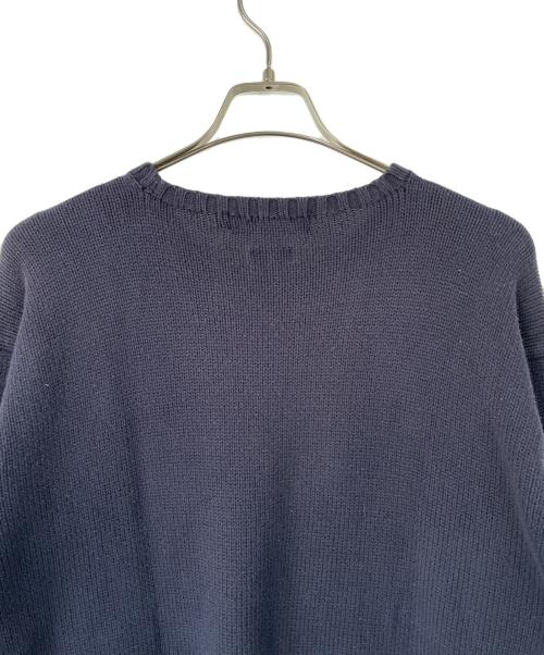 POLO RALPH LAUREN（ポロ・ラルフローレン）POLO RALPH LAUREN (ポロ・ラルフローレン) 厚手ニット ネイビー サイズ:XLの古着・服飾アイテム