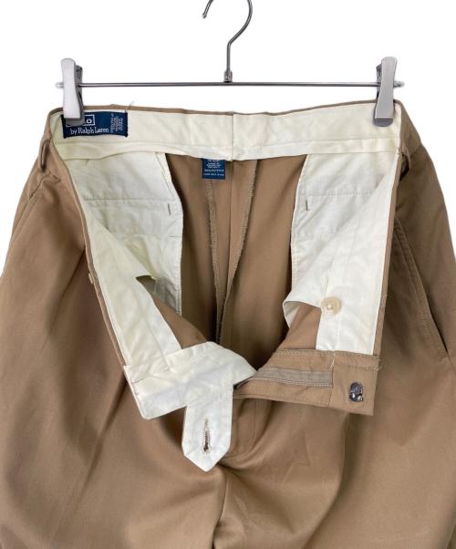 POLO RALPH LAUREN（ポロ・ラルフローレン）POLO RALPH LAUREN (ポロ・ラルフローレン) スラックス ベージュ サイズ:38/32の古着・服飾アイテム
