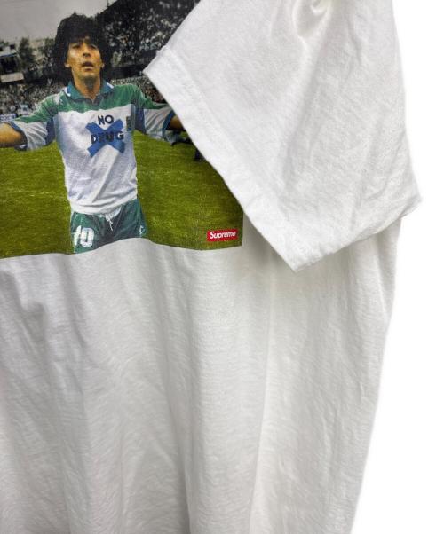 SUPREME（シュプリーム）SUPREME (シュプリーム) 半袖カットソー ホワイト サイズ:Lの古着・服飾アイテム