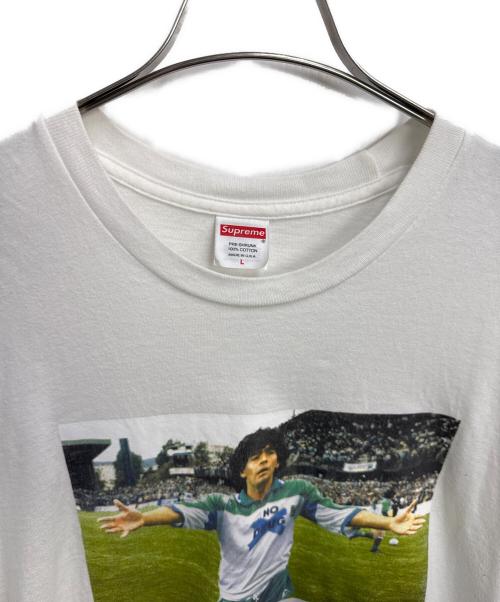 SUPREME（シュプリーム）SUPREME (シュプリーム) 半袖カットソー ホワイト サイズ:Lの古着・服飾アイテム