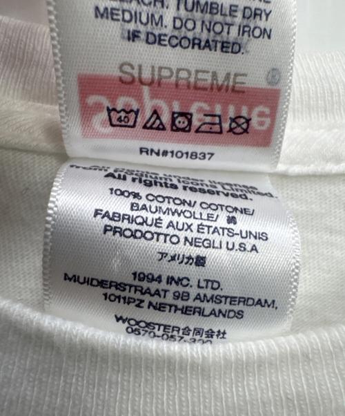 SUPREME（シュプリーム）SUPREME (シュプリーム) 半袖カットソー ホワイト サイズ:Lの古着・服飾アイテム