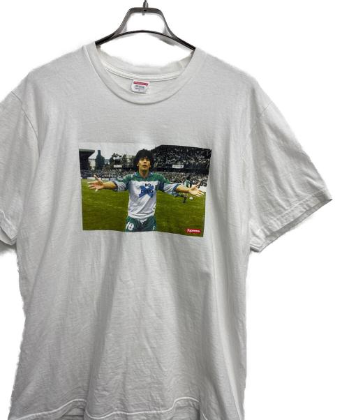 SUPREME（シュプリーム）SUPREME (シュプリーム) 半袖カットソー ホワイト サイズ:Lの古着・服飾アイテム