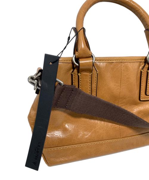 L.E.D.BITES（エルイーディーバイツ）L.E.D.BITES (エルイーディーバイツ) 2WAYハンドバッグ ベージュの古着・服飾アイテム