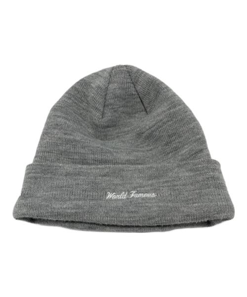 SUPREME（シュプリーム）SUPREME (シュプリーム) New Era (ニューエラ) ニット帽 グレー×グリーンの古着・服飾アイテム