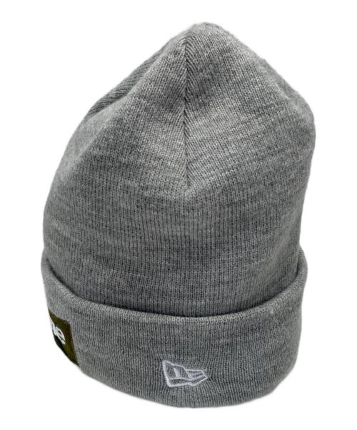 SUPREME（シュプリーム）SUPREME (シュプリーム) New Era (ニューエラ) ニット帽 グレー×グリーンの古着・服飾アイテム