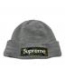 SUPREME（シュプリーム）の古着「ニット帽」｜グレー×グリーン