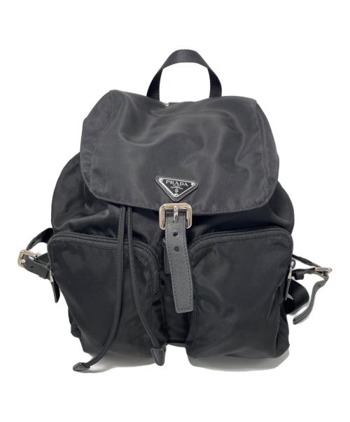 PRADA（プラダ）PRADA (プラダ) ナイロンバックパック ブラックの古着・服飾アイテム
