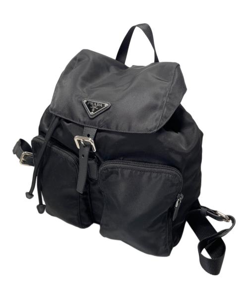 PRADA（プラダ）PRADA (プラダ) ナイロンバックパック ブラックの古着・服飾アイテム