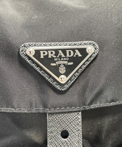 PRADA（プラダ）PRADA (プラダ) ナイロンバックパック ブラックの古着・服飾アイテム