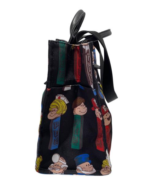 ear PAPILLONNER（イアパピヨネ）ear PAPILLONNER (イアパピヨネ) 2WAYバッグ ブラックの古着・服飾アイテム