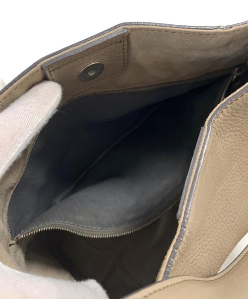 HIROFU（ヒロフ）HIROFU (ヒロフ) ワンショルダーバッグ ベージュの古着・服飾アイテム