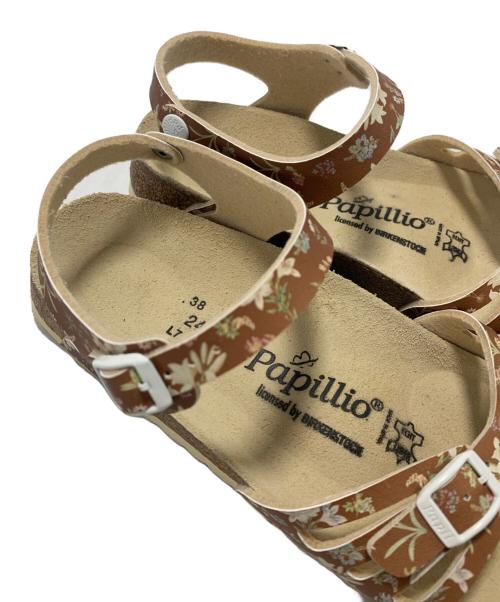 BIRKENSTOCK（ビルケンシュトック）BIRKENSTOCK (ビルケンシュトック) ストラップサンダル ブラウン サイズ:24.5cmの古着・服飾アイテム