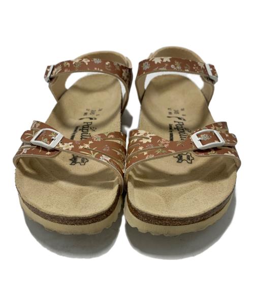 BIRKENSTOCK（ビルケンシュトック）BIRKENSTOCK (ビルケンシュトック) ストラップサンダル ブラウン サイズ:24.5cmの古着・服飾アイテム