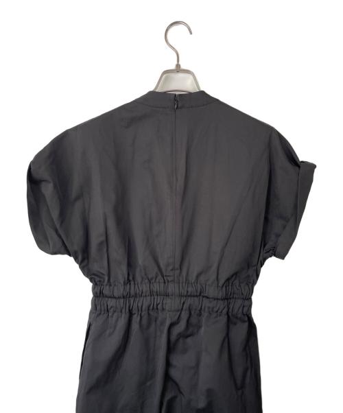 anuke（アンヌーク）anuke (アンヌーク) 半袖サロペット ブラック サイズ:36の古着・服飾アイテム