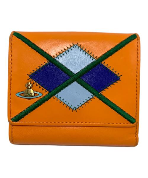 Vivienne Westwood（ヴィヴィアンウエストウッド）Vivienne Westwood (ヴィヴィアンウエストウッド) 財布 オレンジの古着・服飾アイテム