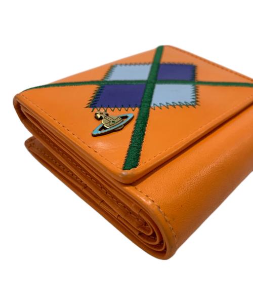 Vivienne Westwood（ヴィヴィアンウエストウッド）Vivienne Westwood (ヴィヴィアンウエストウッド) 財布 オレンジの古着・服飾アイテム