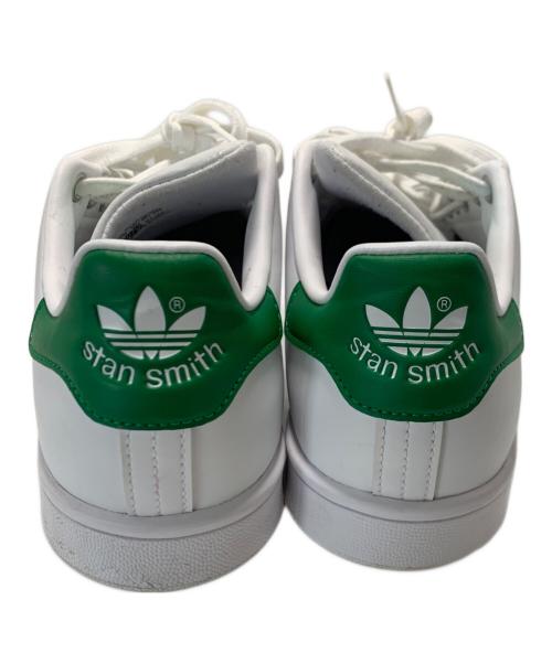 adidas（アディダス）adidas (アディダス) スニーカー ホワイト×グリーン サイズ:25.5cmの古着・服飾アイテム
