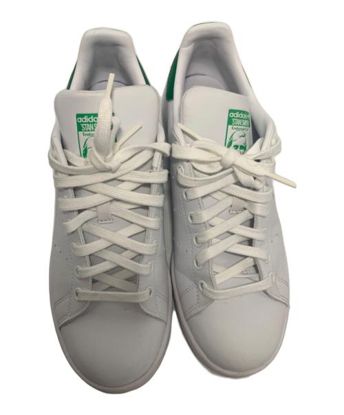 adidas（アディダス）adidas (アディダス) スニーカー ホワイト×グリーン サイズ:25.5cmの古着・服飾アイテム