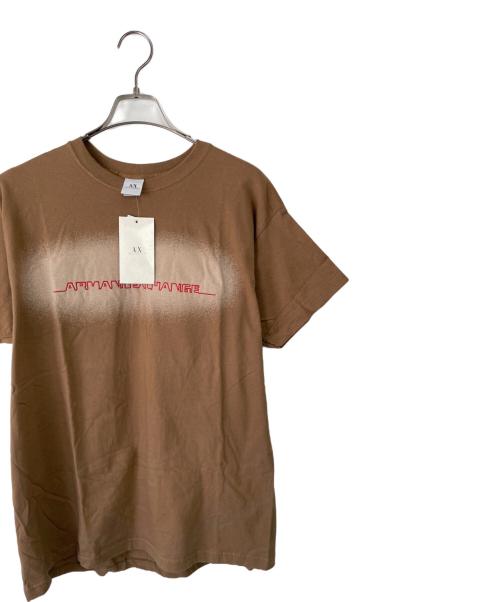 ARMANI EXCHANGE（アルマーニ エクスチェンジ）ARMANI EXCHANGE (アルマーニ エクスチェンジ) 半袖カットソー ブラウン サイズ:Lの古着・服飾アイテム