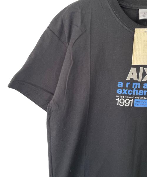 ARMANI EXCHANGE（アルマーニ エクスチェンジ）ARMANI EXCHANGE (アルマーニ エクスチェンジ) 半袖カットソー ブラック サイズ:Mの古着・服飾アイテム