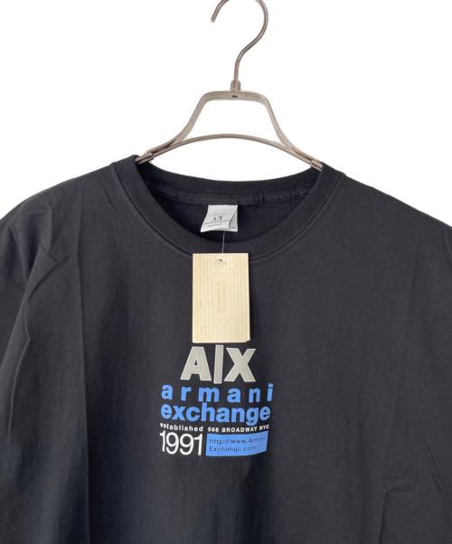 ARMANI EXCHANGE（アルマーニ エクスチェンジ）ARMANI EXCHANGE (アルマーニ エクスチェンジ) 半袖カットソー ブラック サイズ:Mの古着・服飾アイテム