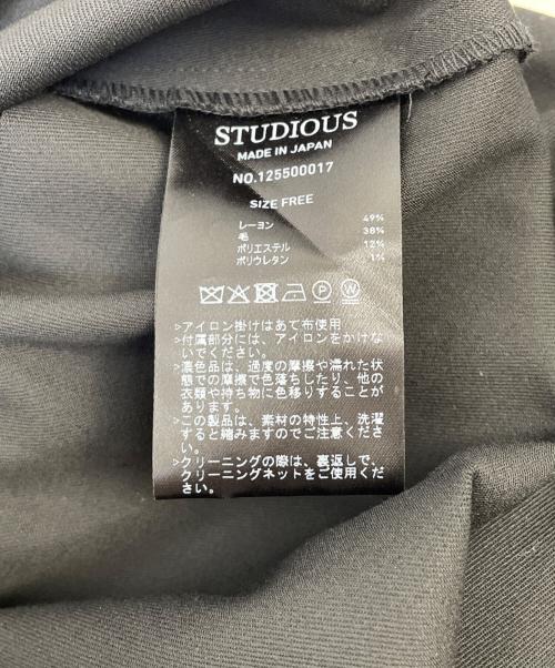 STUDIOUS（ステュディオス）STUDIOUS (ステュディオス) 長袖シャツ ブラック サイズ:Fの古着・服飾アイテム