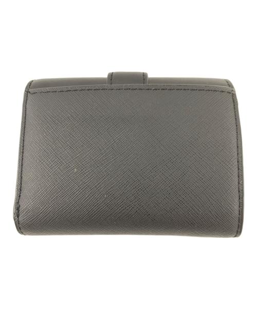 MICHAEL KORS（マイケル・コース）MICHAEL KORS (マイケル・コース) 2つ折り財布 ブラックの古着・服飾アイテム