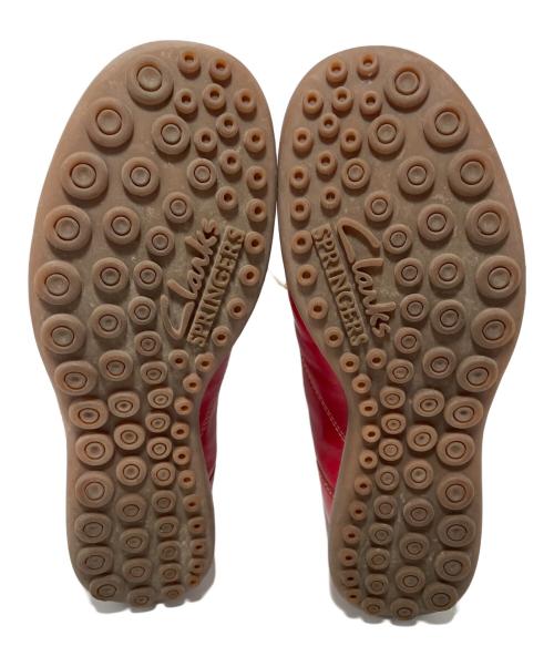 CLARKS（クラークス）CLARKS (クラークス) シューズ レッド サイズ:4 1/2の古着・服飾アイテム