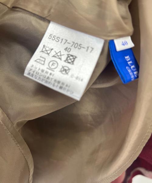 BLUE LABEL CRESTBRIDGE（ブルーレーベルクレストブリッジ）BLUE LABEL CRESTBRIDGE (ブルーレーベルクレストブリッジ) フレアスカート レッド サイズ:40の古着・服飾アイテム