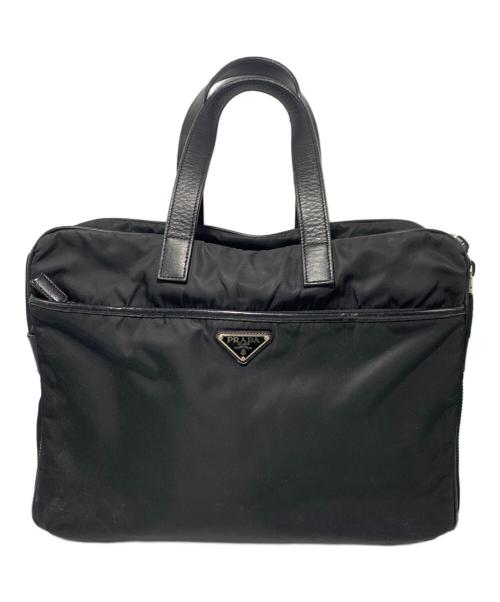 PRADA（プラダ）PRADA (プラダ) ナイロンブリーフバッグ ブラックの古着・服飾アイテム