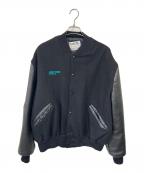 DeLong-）の古着「切替レザースタジャン」｜ブラック