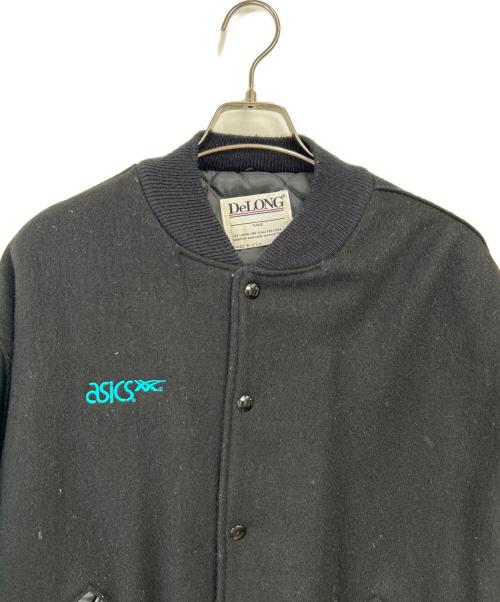 DeLong（-）DELONG (-) 切替レザースタジャン ブラック サイズ:48の古着・服飾アイテム