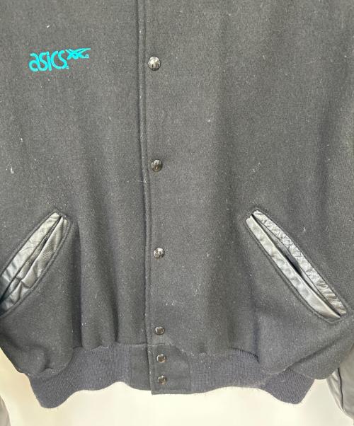 DeLong（-）DELONG (-) 切替レザースタジャン ブラック サイズ:48の古着・服飾アイテム